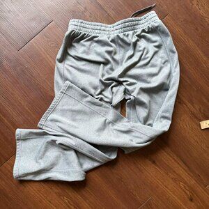 Nike Dri Fit Joggers Gray Swoosh Sweatpants S Athleisure Streetwear 3235